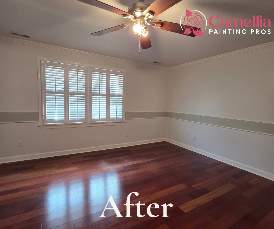 Bedroom repaint in Huntsville, AL after