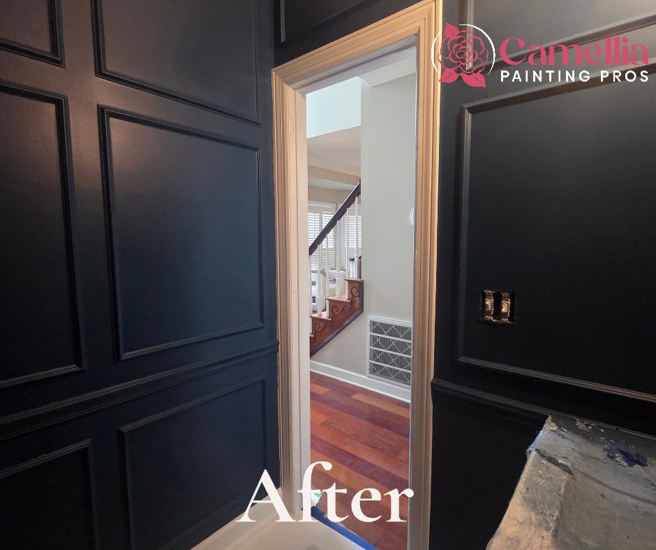 Paneled wall painting in Huntsville, AL after